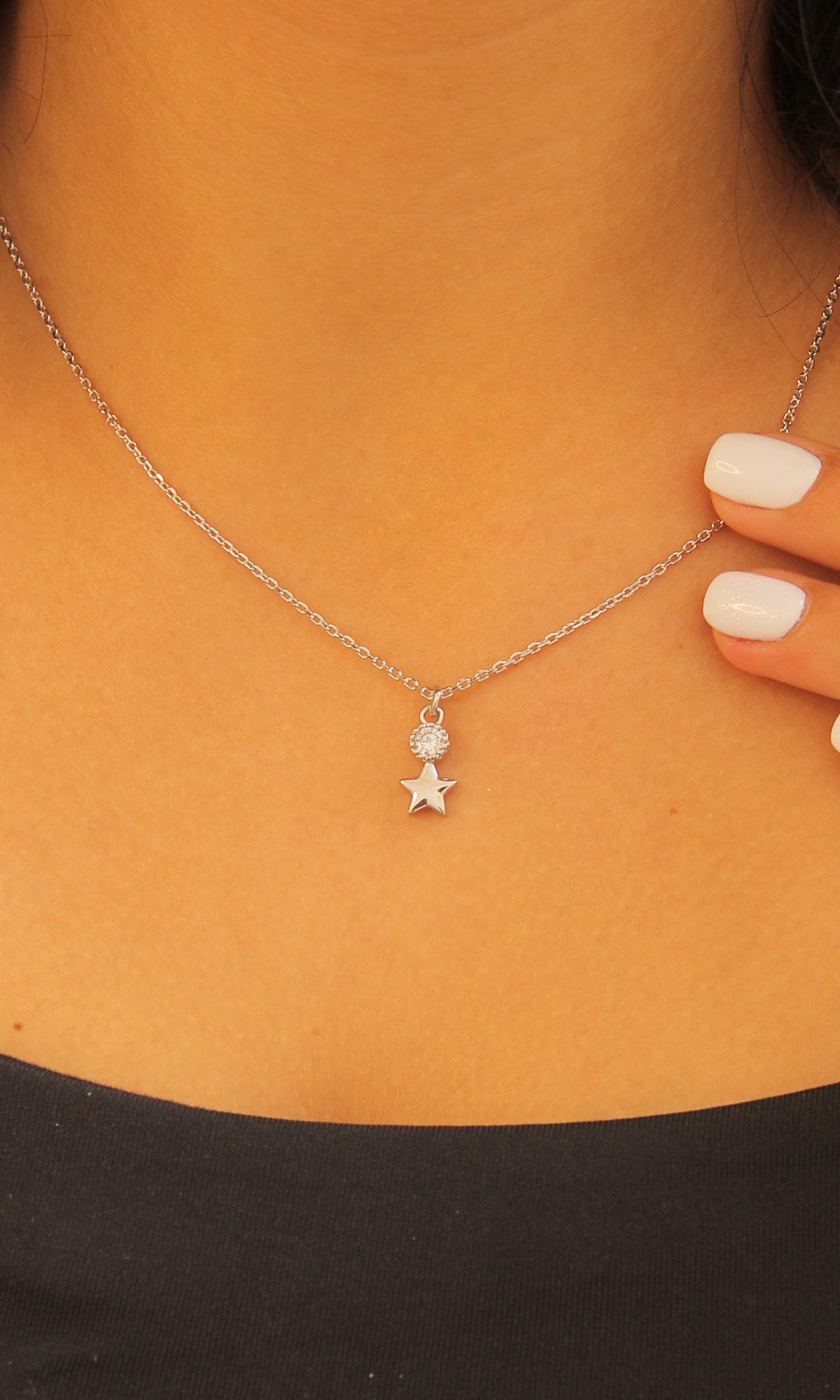 Lina Female Necklaces Silver 925 Italian Necklace Model 037