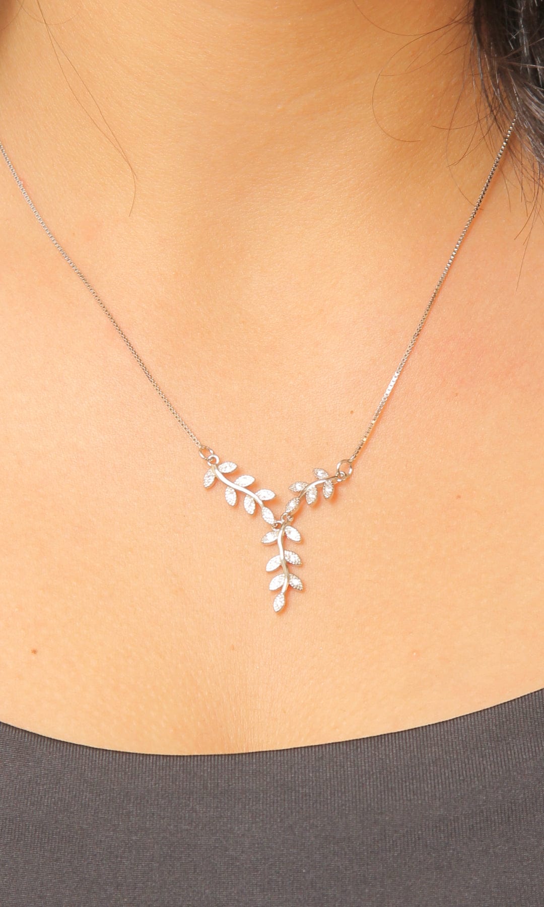 Lina Female Necklaces Silver 925 Italian Necklace Model 038