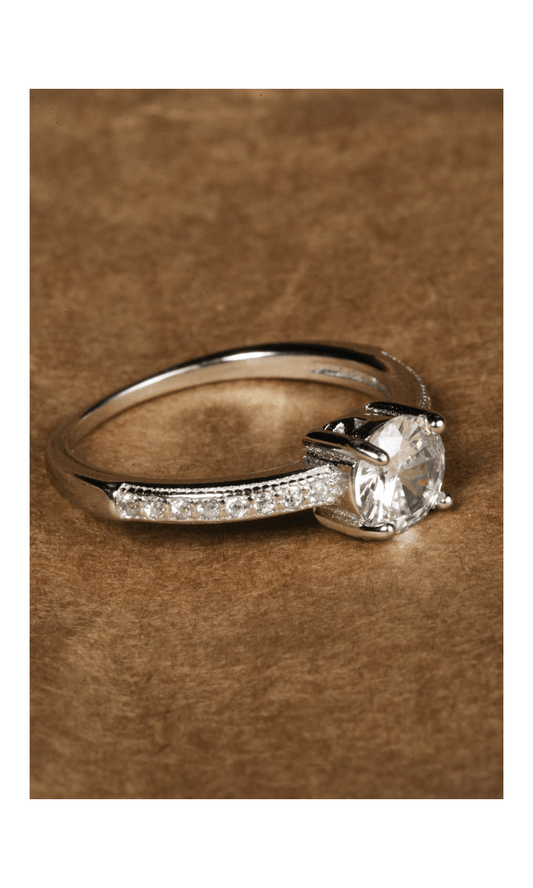 Lina Female Necklaces Silver 925 Italian Ring Model 0154