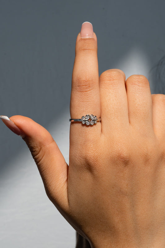 Lina Female Necklaces Silver 925 Italian Ring Model 0158