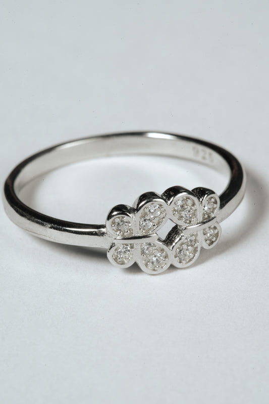 Lina Female Necklaces Silver 925 Italian Ring Model 0158