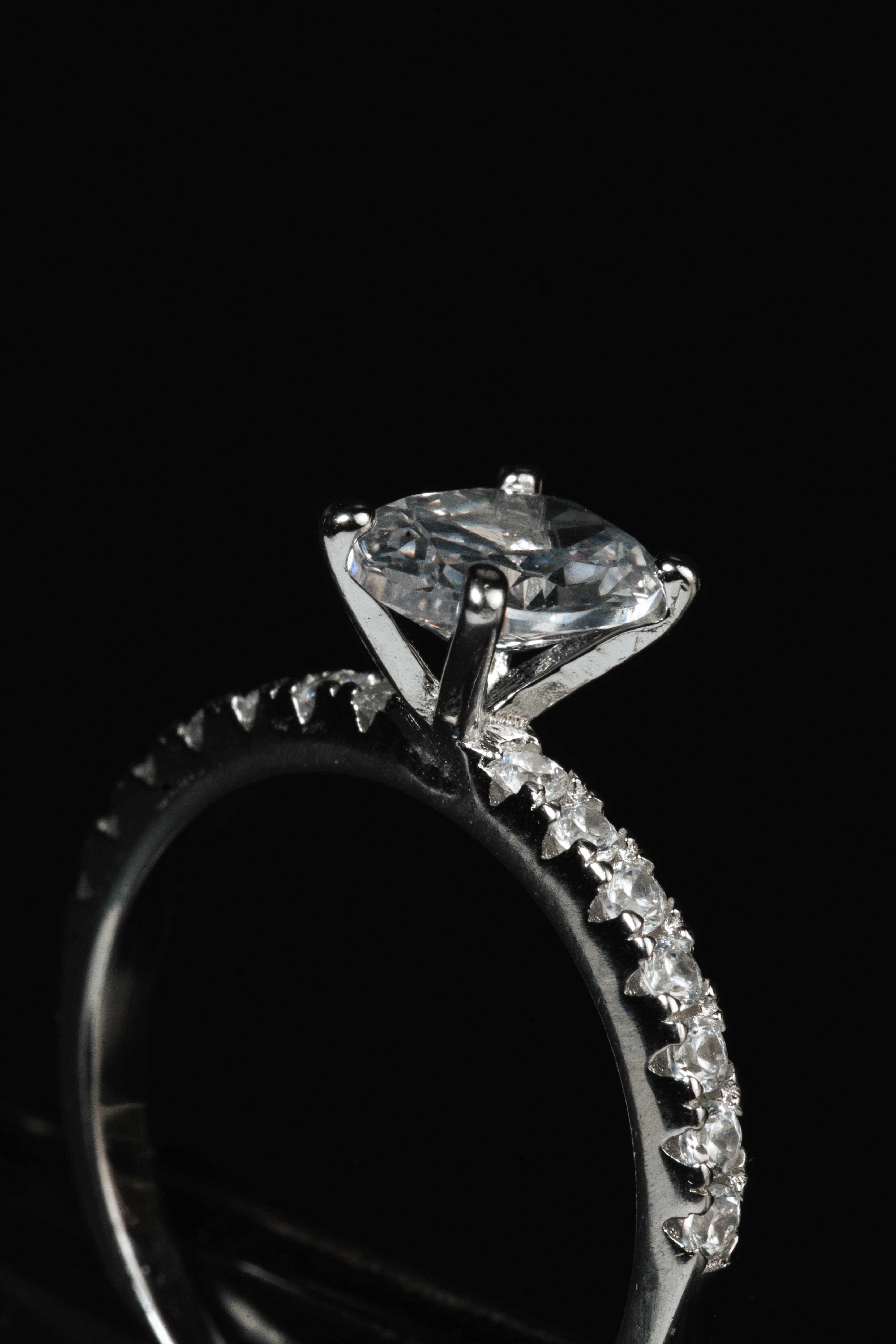 Lina Female Necklaces Silver 925 Italian Ring Model 0161