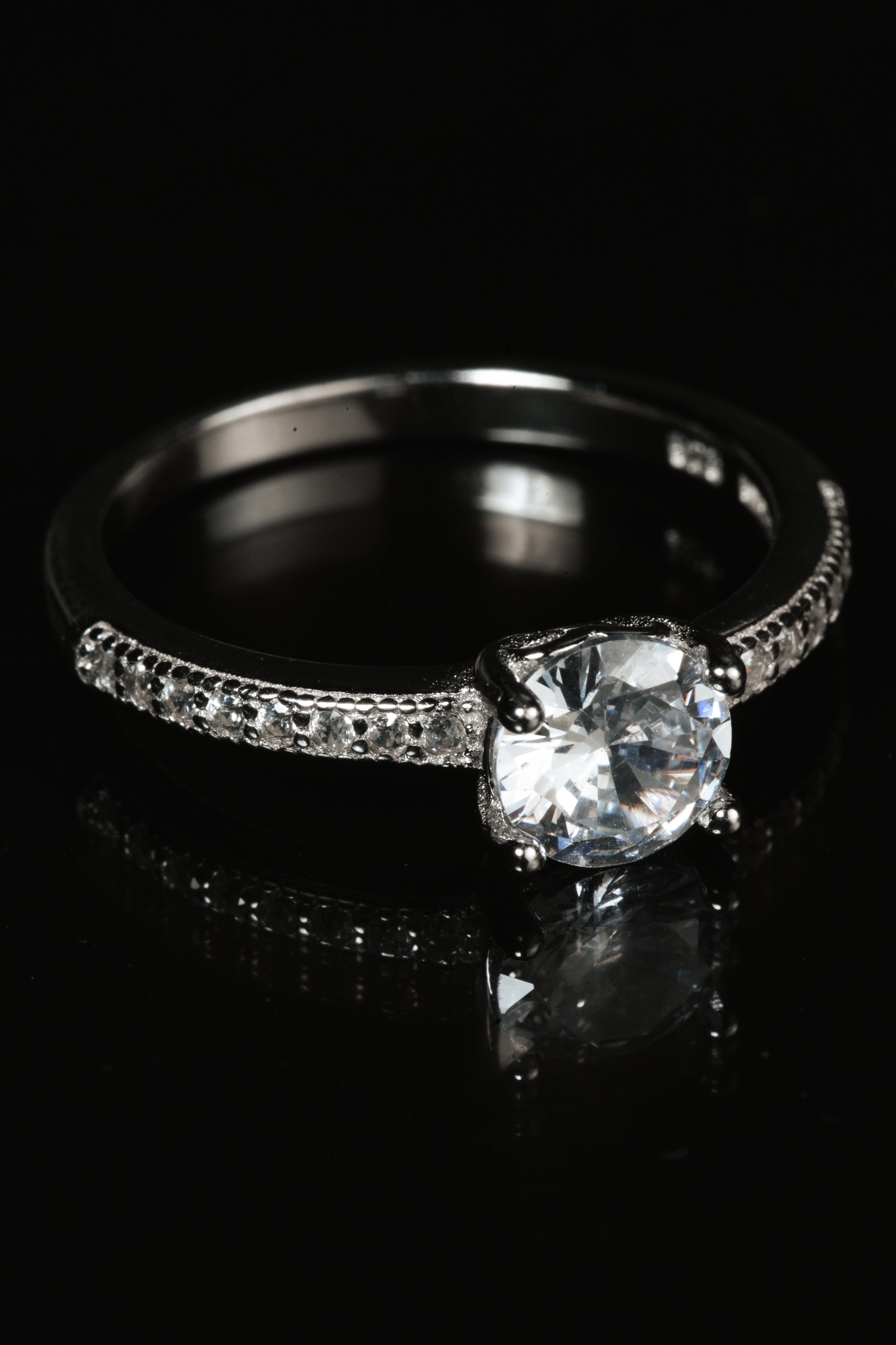 Lina Female Necklaces Silver 925 Italian Ring Model 0166