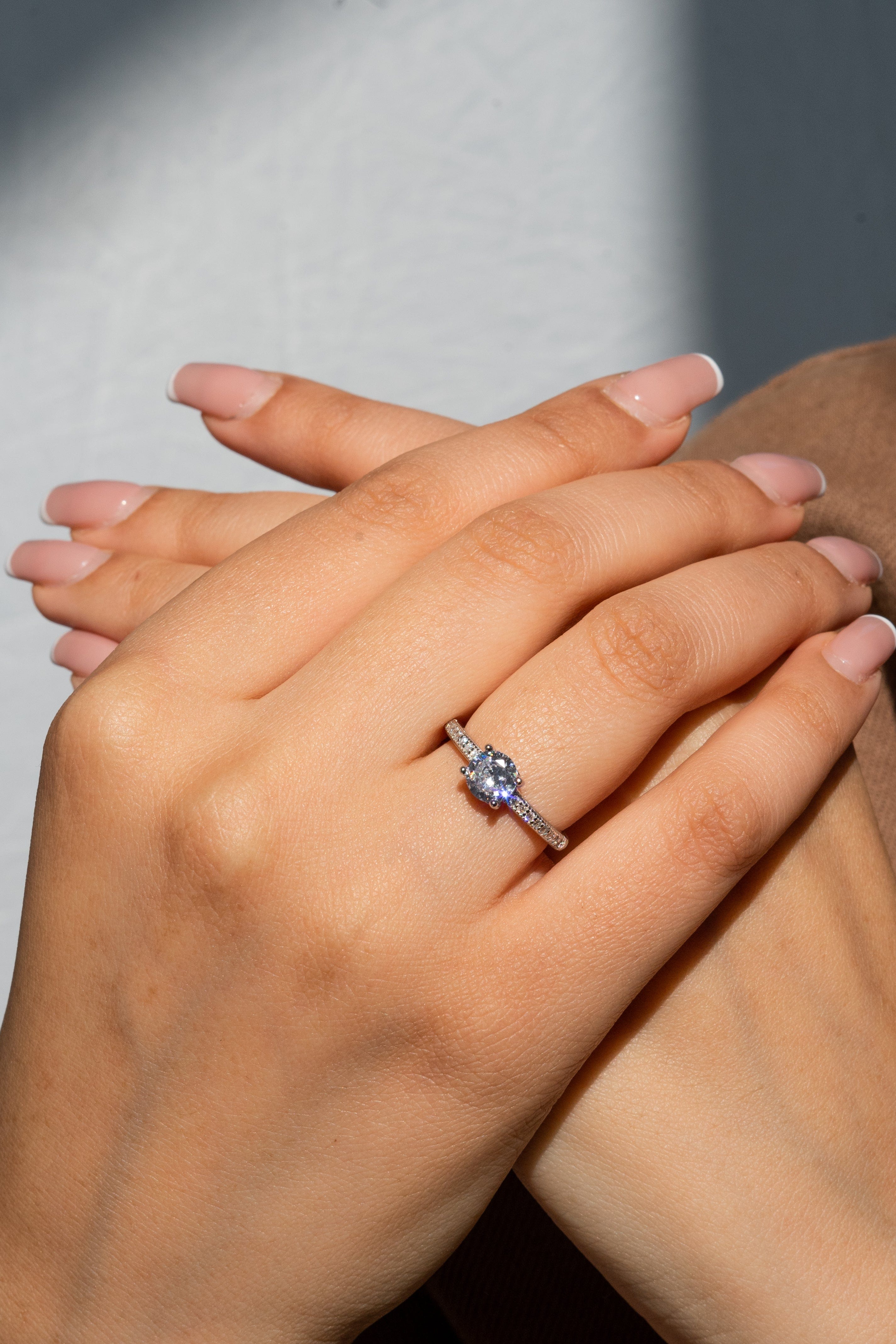 Lina Female Necklaces Silver 925 Italian Ring Model 0166