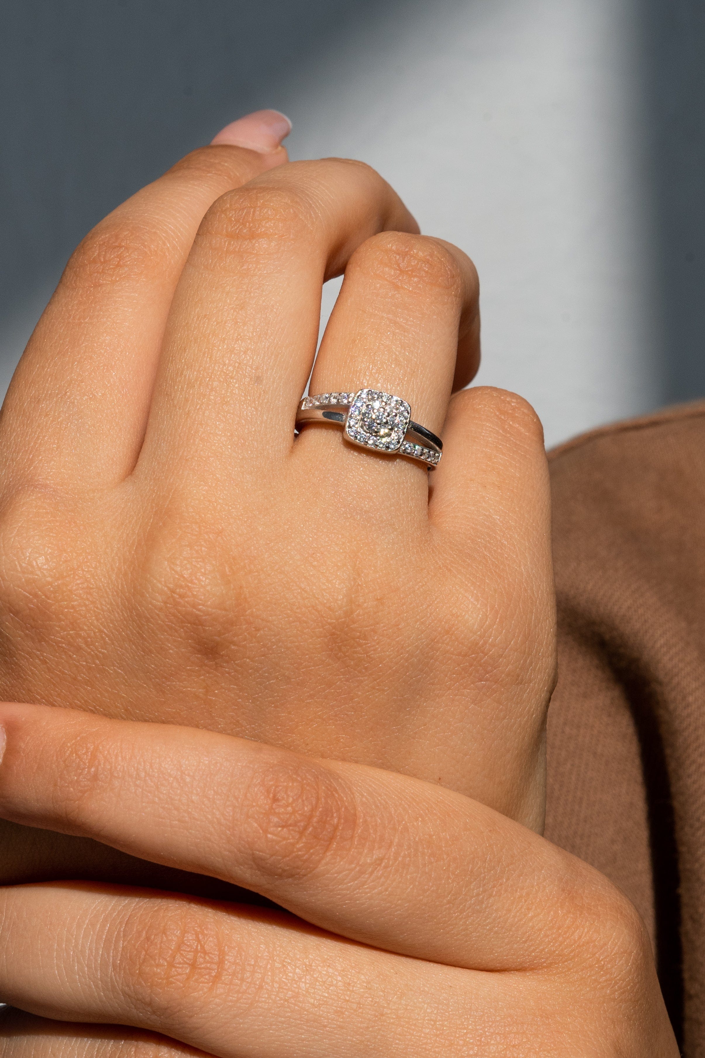 Lina Female Necklaces Silver 925 Italian Ring Model 0171