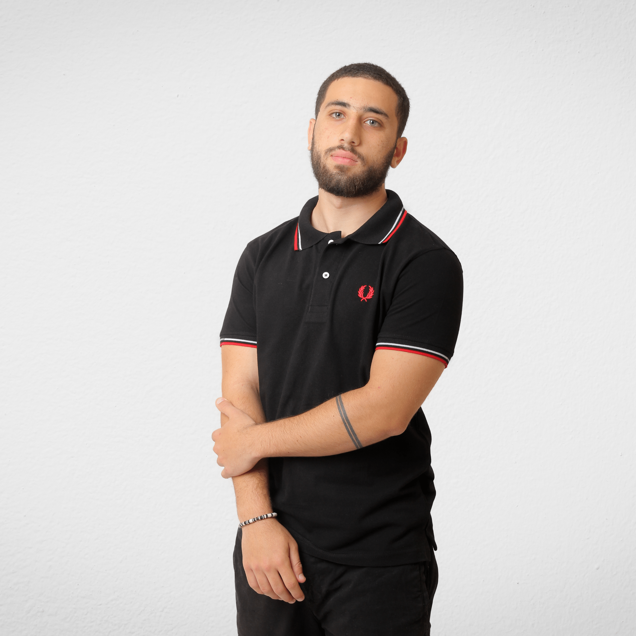 Men Summer 23 Men Polo's Men Polo Shirt -  (تصنيع محلي) - Black