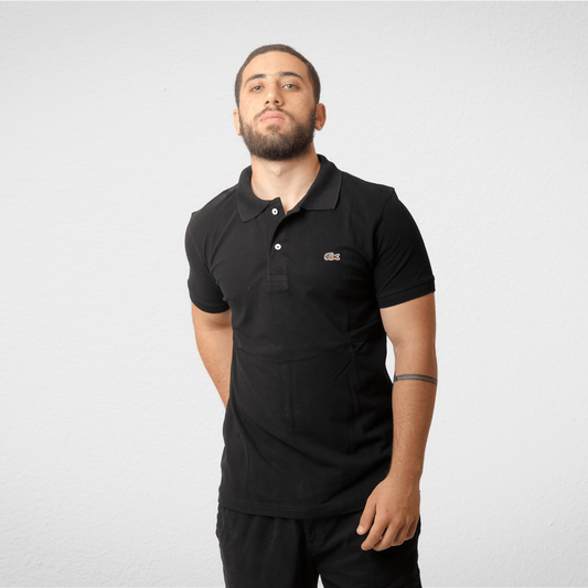 Men Summer 23 Men Polo's Men Polo Shirt - Lacoste (تصنيع محلي) - Black