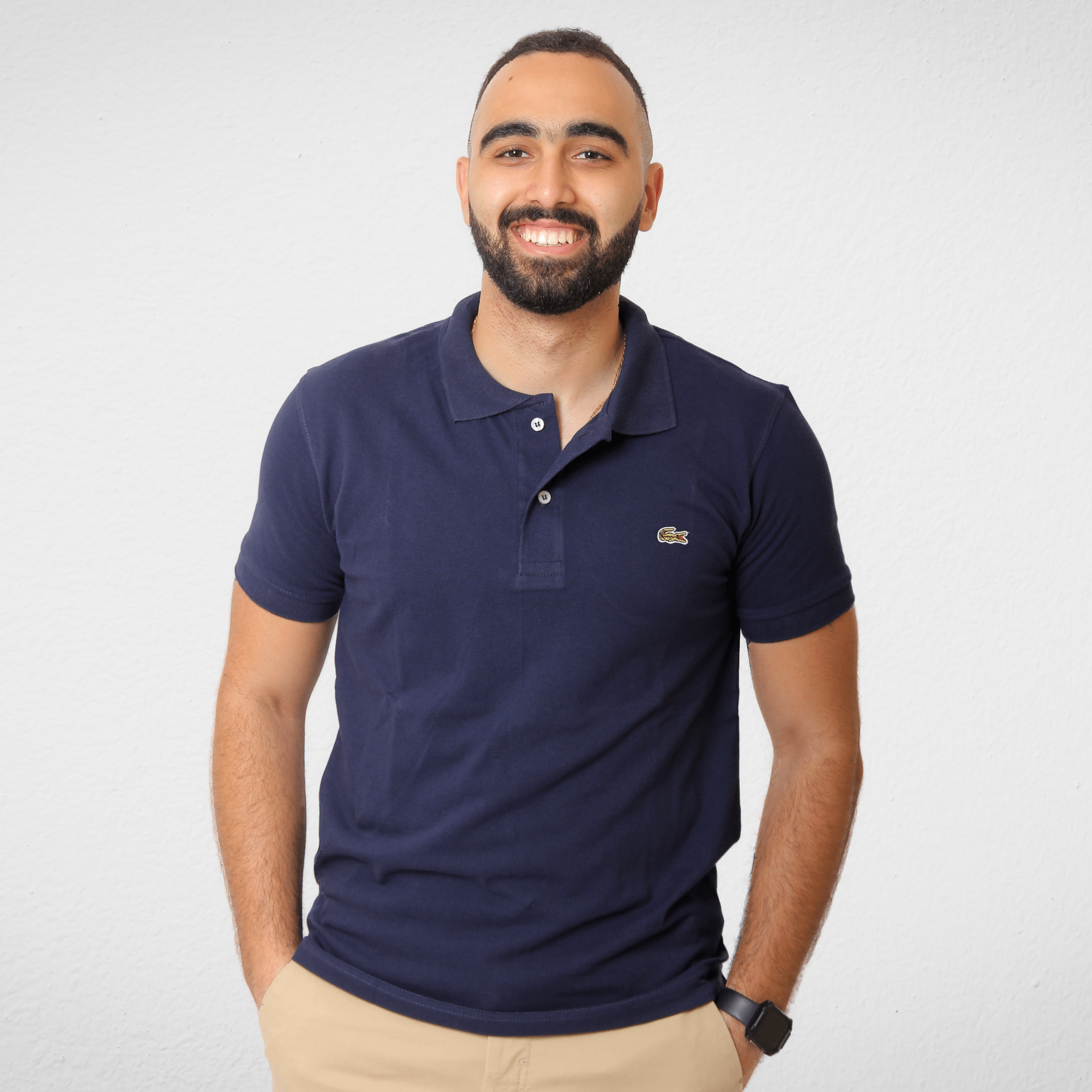 Men Summer 23 Men Polo's Men Polo Shirt - Lacoste (تصنيع محلي) - Dark Blue