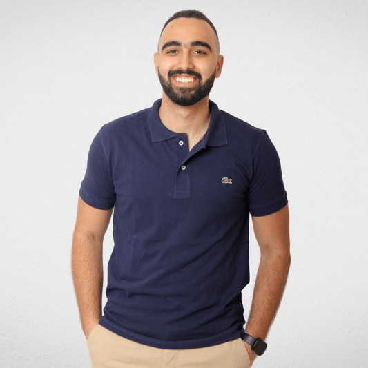Men Summer 23 Men Polo's Men Polo Shirt - Lacoste (تصنيع محلي) - Dark Blue