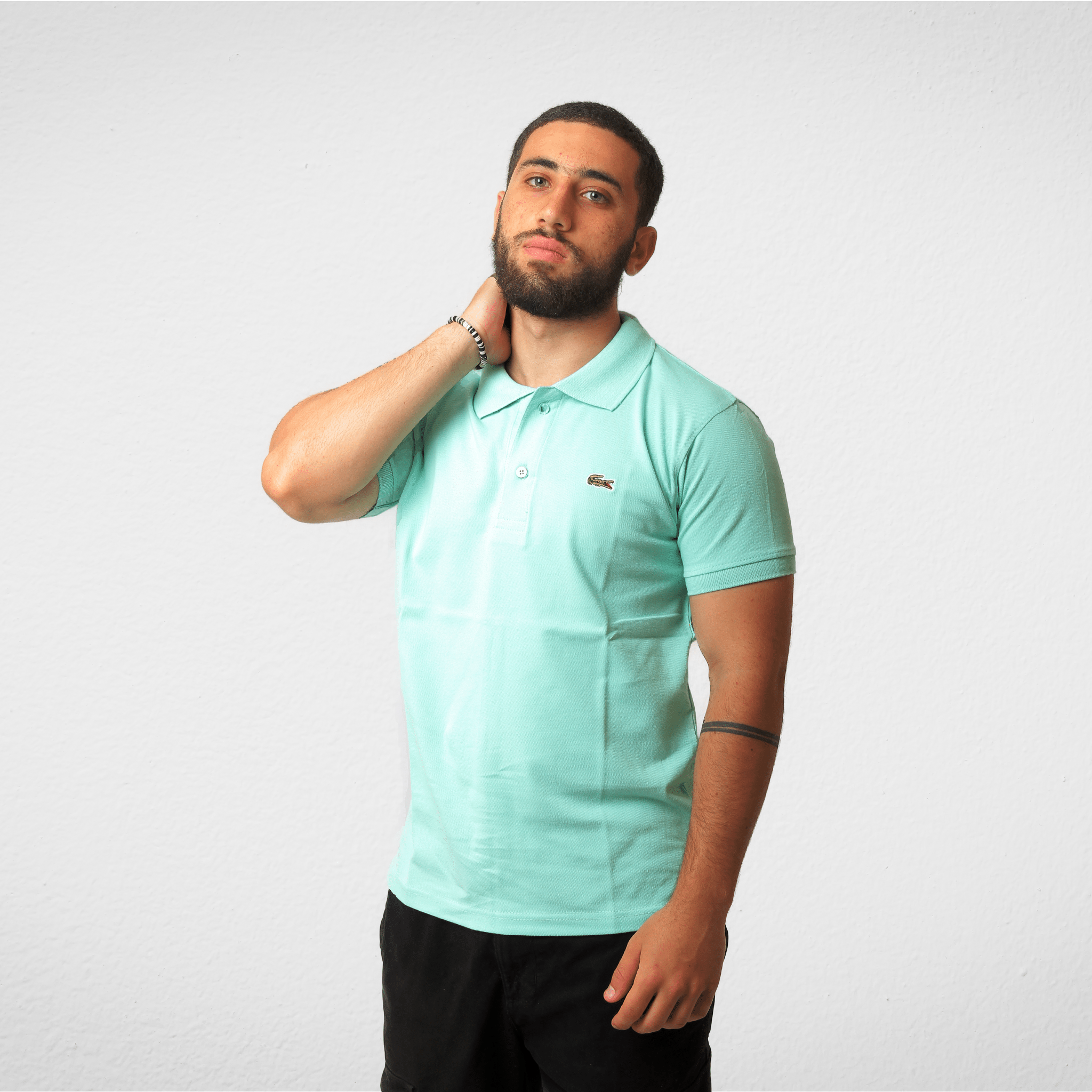 Men Summer 23 Men Polo's Men Polo Shirt - Lacoste (تصنيع محلي) - Pistache