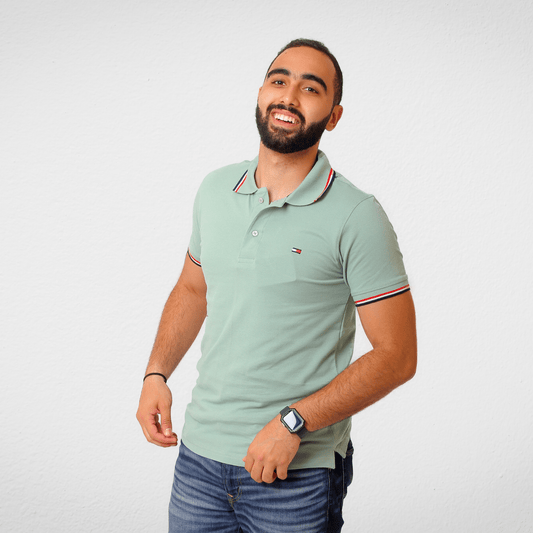 Men Summer 23 Men Polo's Men Polo Shirt (تصنيع) - Mint