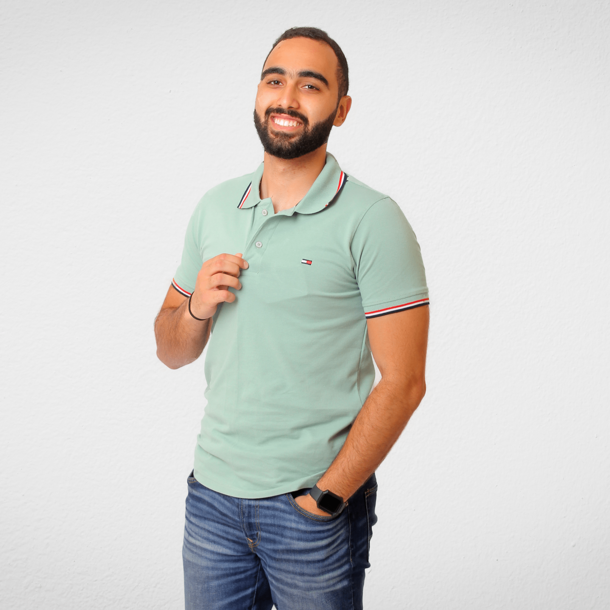 Men Summer 23 Men Polo's Men Polo Shirt (تصنيع) - Mint