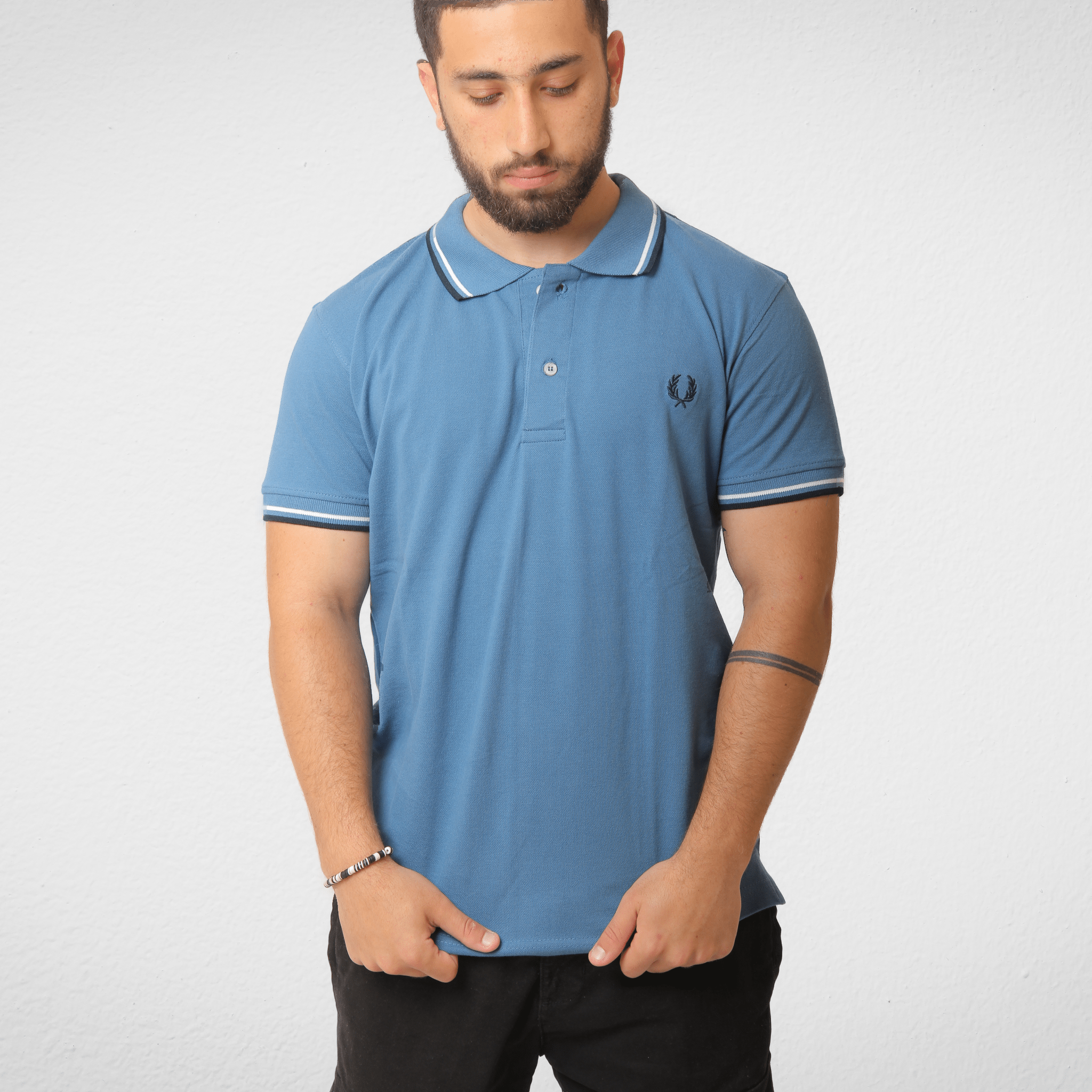 Men Summer 23 Men Polo's Men Polo Shirt - (تصنيع محلي) - Petrol