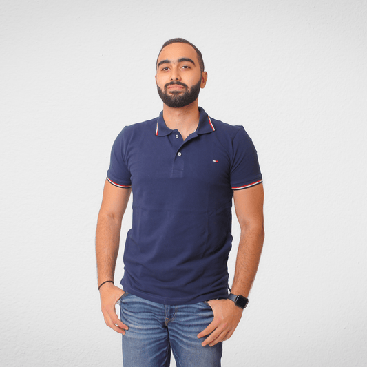 Men Summer 23 Men Polo's Men Polo Shirt (TH تصنيع) - Dark Blue