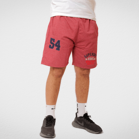 Men Summer 23 Men Shorts Men Shorts - Cotton - Basic 54- Red
