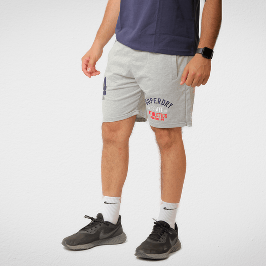 Men Summer 23 Men Shorts Men Shorts - Cotton - SuperDry - Grey