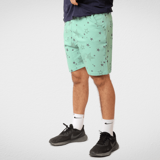 Men Summer 23 Men Shorts Men Shorts - Print - Green