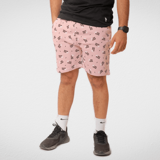 Men Summer 23 Men Shorts Men Shorts - Print - Pink