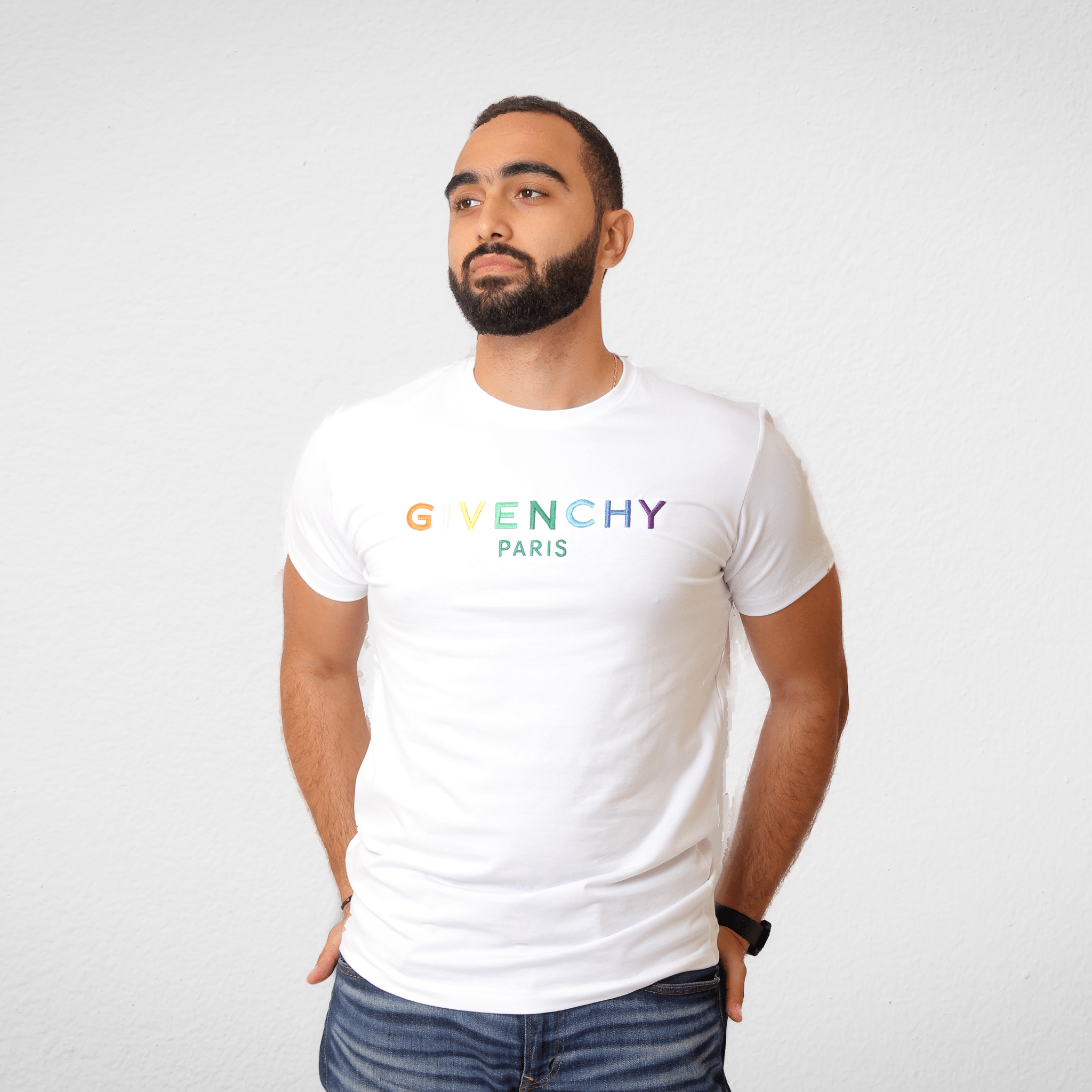 Men Summer 23 Men T-Shirt Men Basic GIV - T-shirt - White