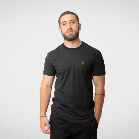 Men Summer 23 Men T-Shirt Men Polo T-shirt - Black