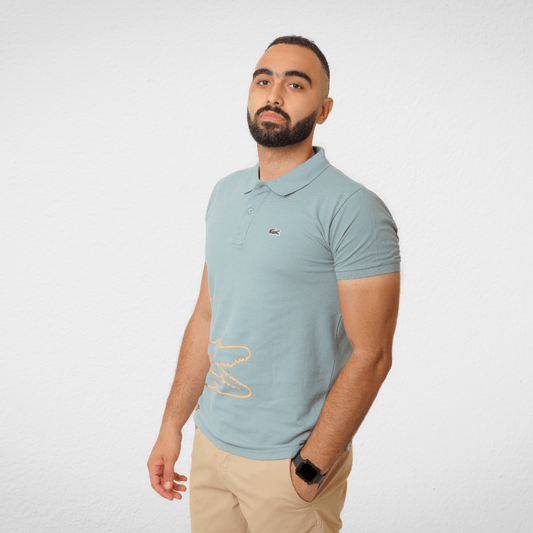 Men Summer 23 Men T-Shirt Men Polo T-Shirt - Side Logo - Petrol