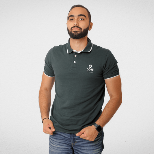 Men Summer 23 Men T-Shirt Men Polo Tshirt - (J&J) - Green