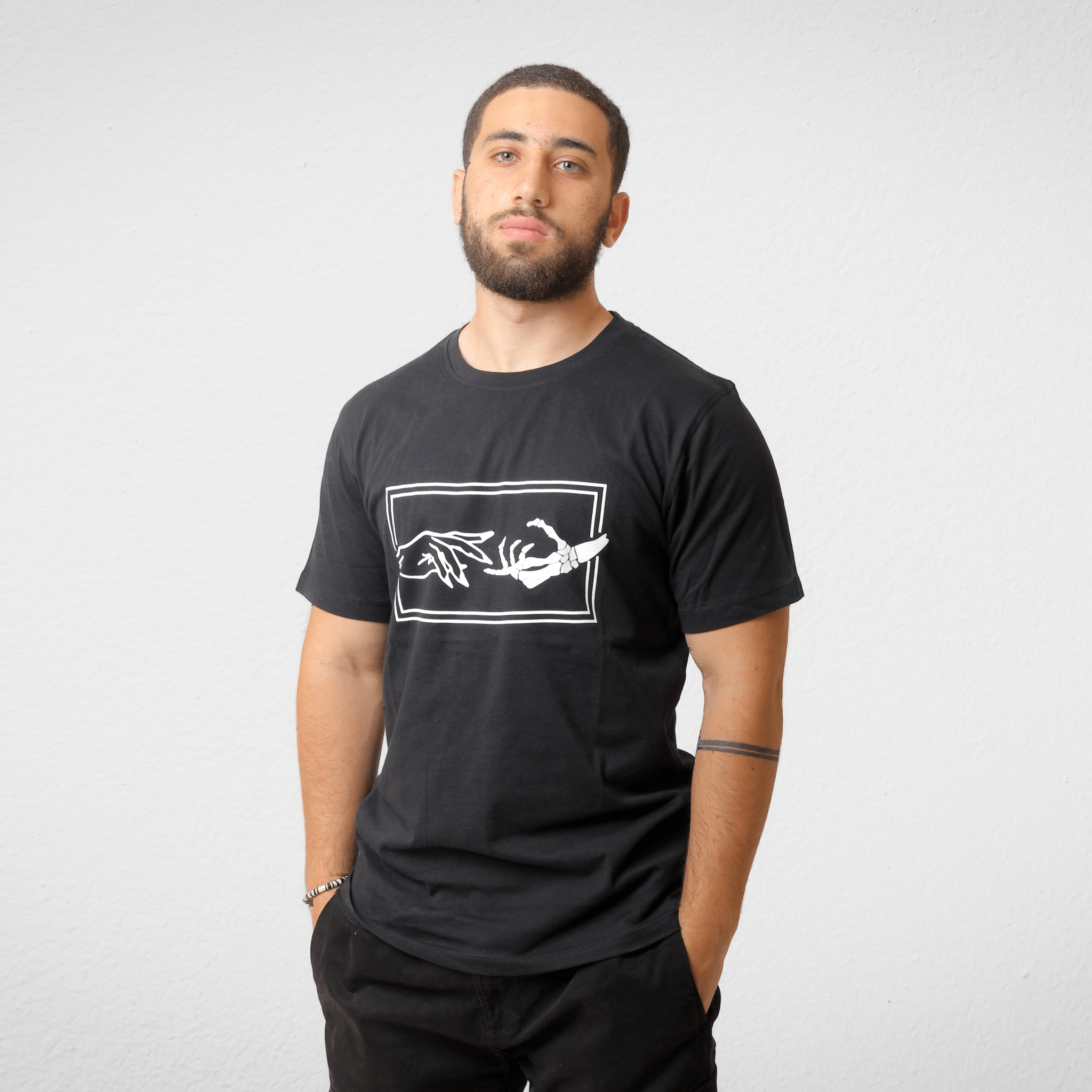 Men Summer 23 Men T-Shirt Men T-shirt - LCW- Black (2 hands)