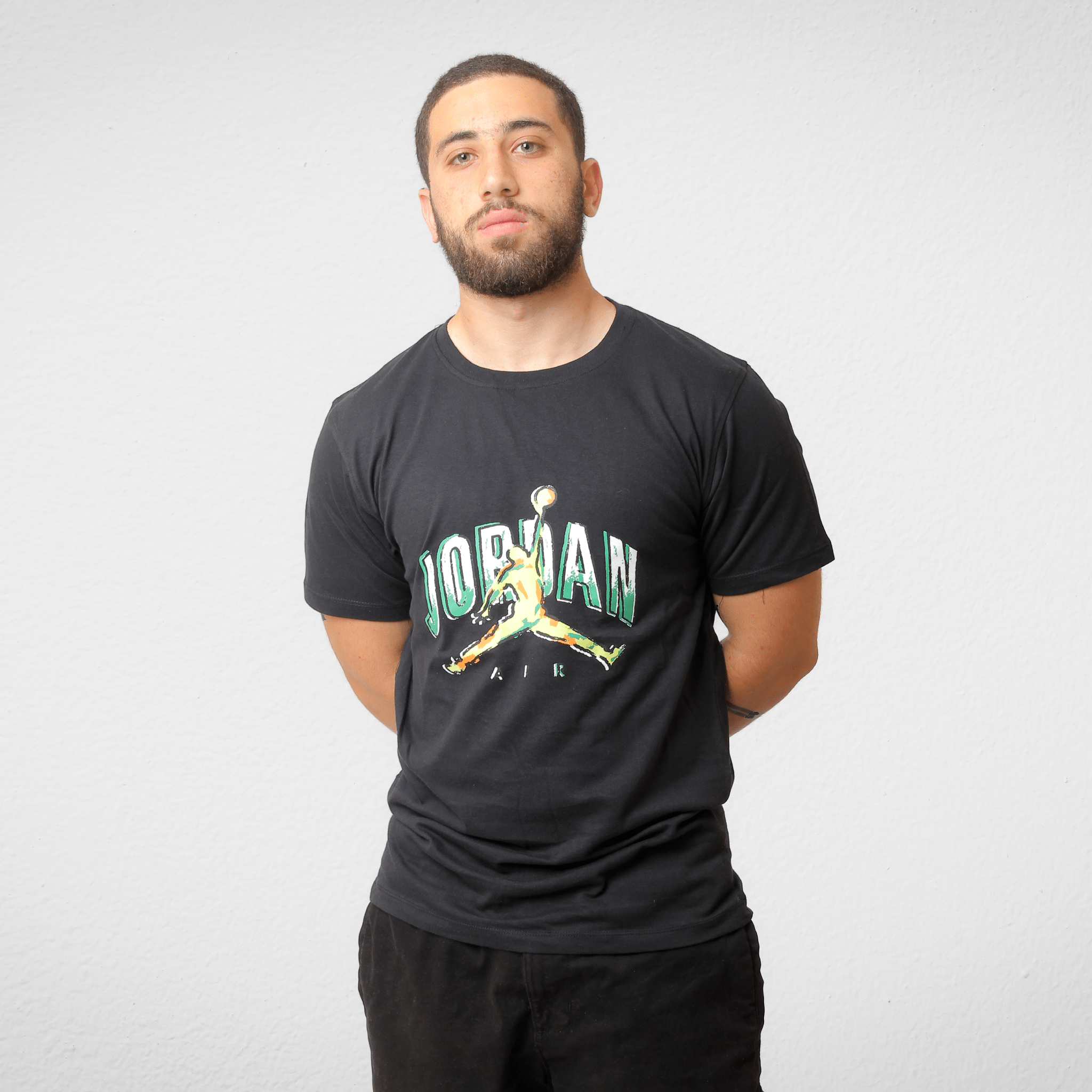 Men Summer 23 Men T-Shirt Men T-shirt - LCW- Black (Jordan)