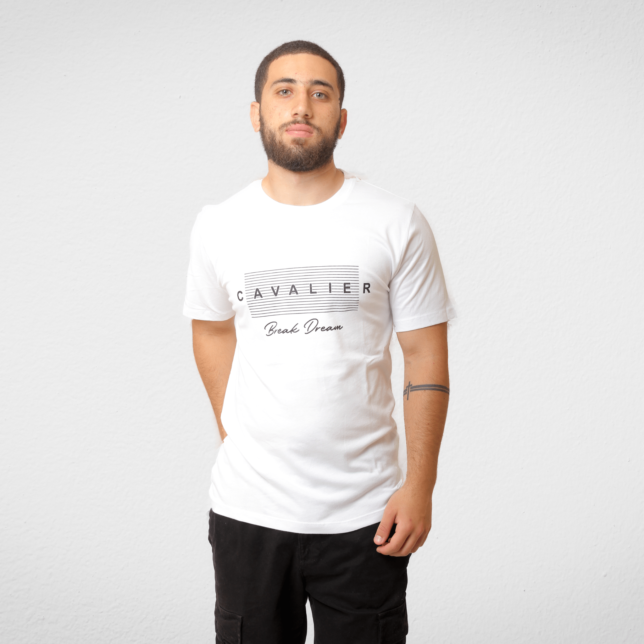 Men Summer 23 Men T-Shirt Men T-shirt - LCW- "Cavalier" - White