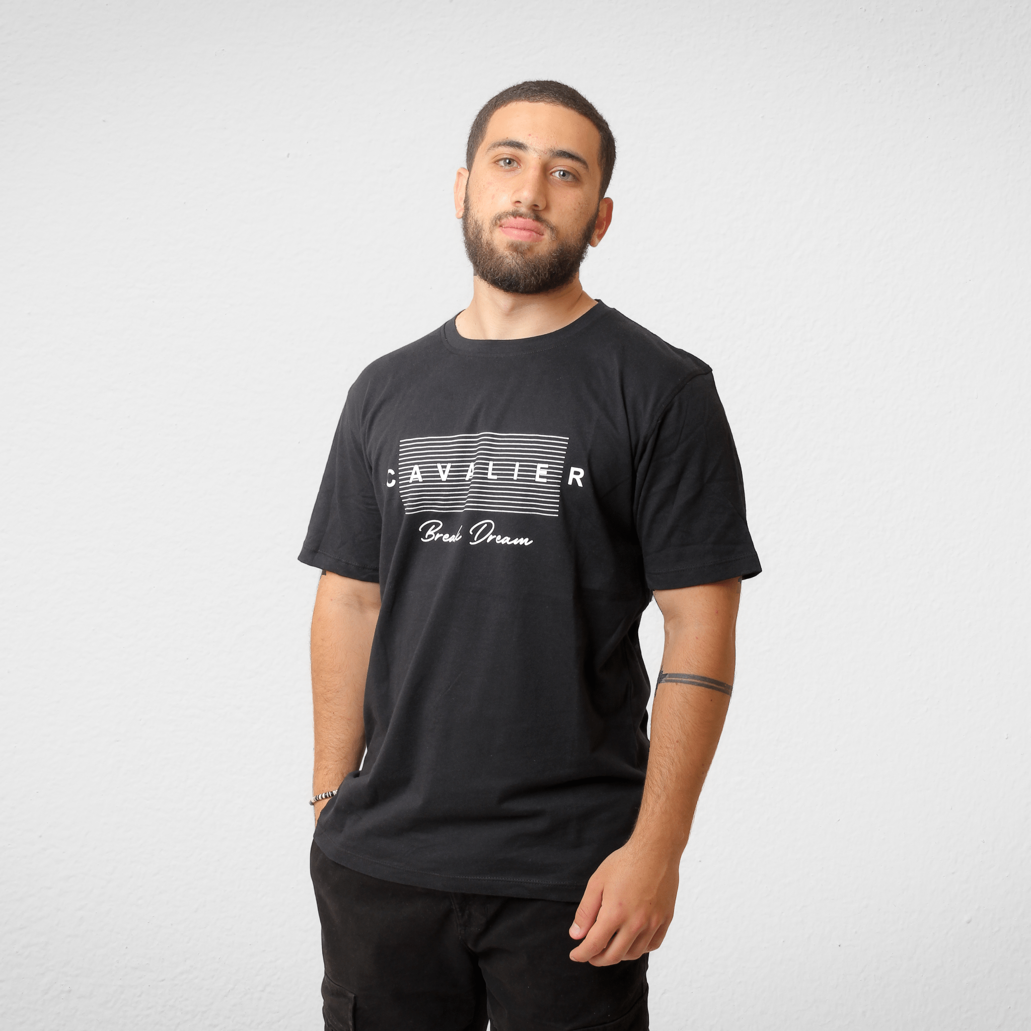 Men Summer 23 Men T-Shirt Men Tshirt - LCW- "Cavalier" - Black