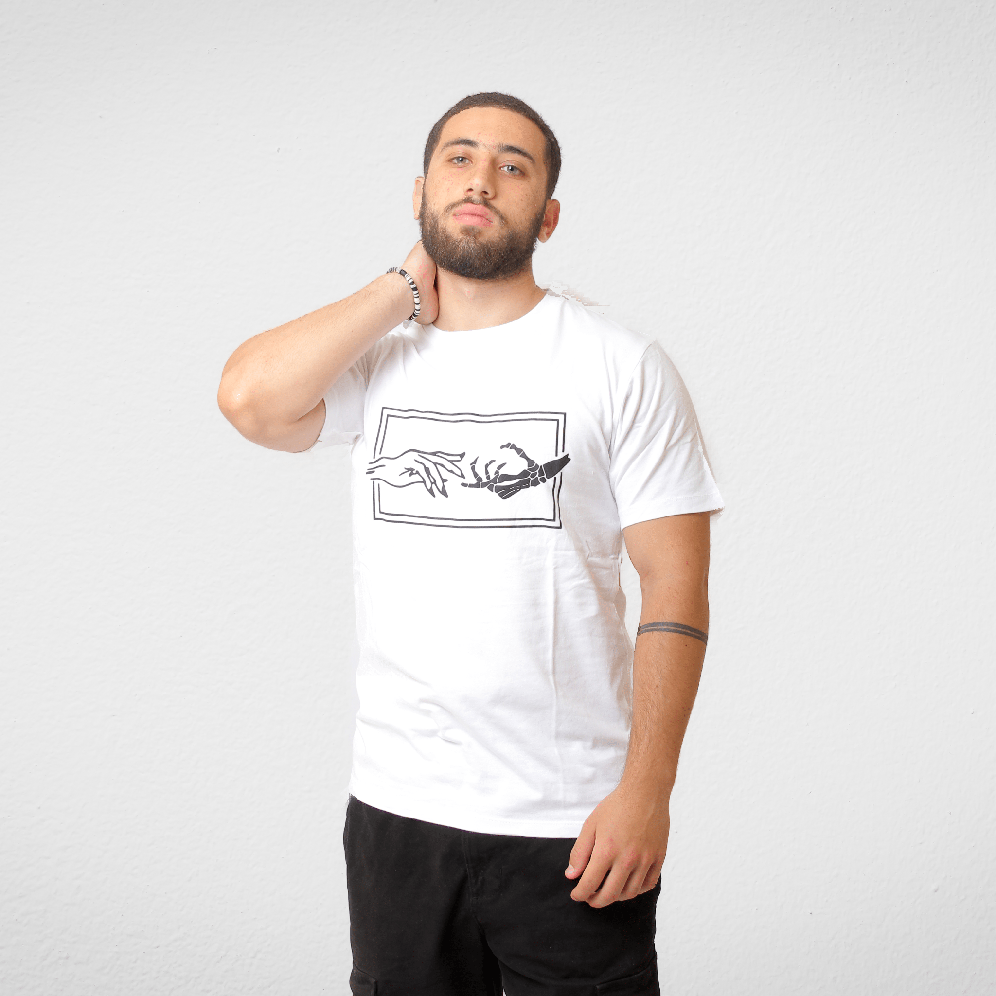 Men Summer 23 Men T-Shirt Men Tshirt - LCW- White (2 hands)