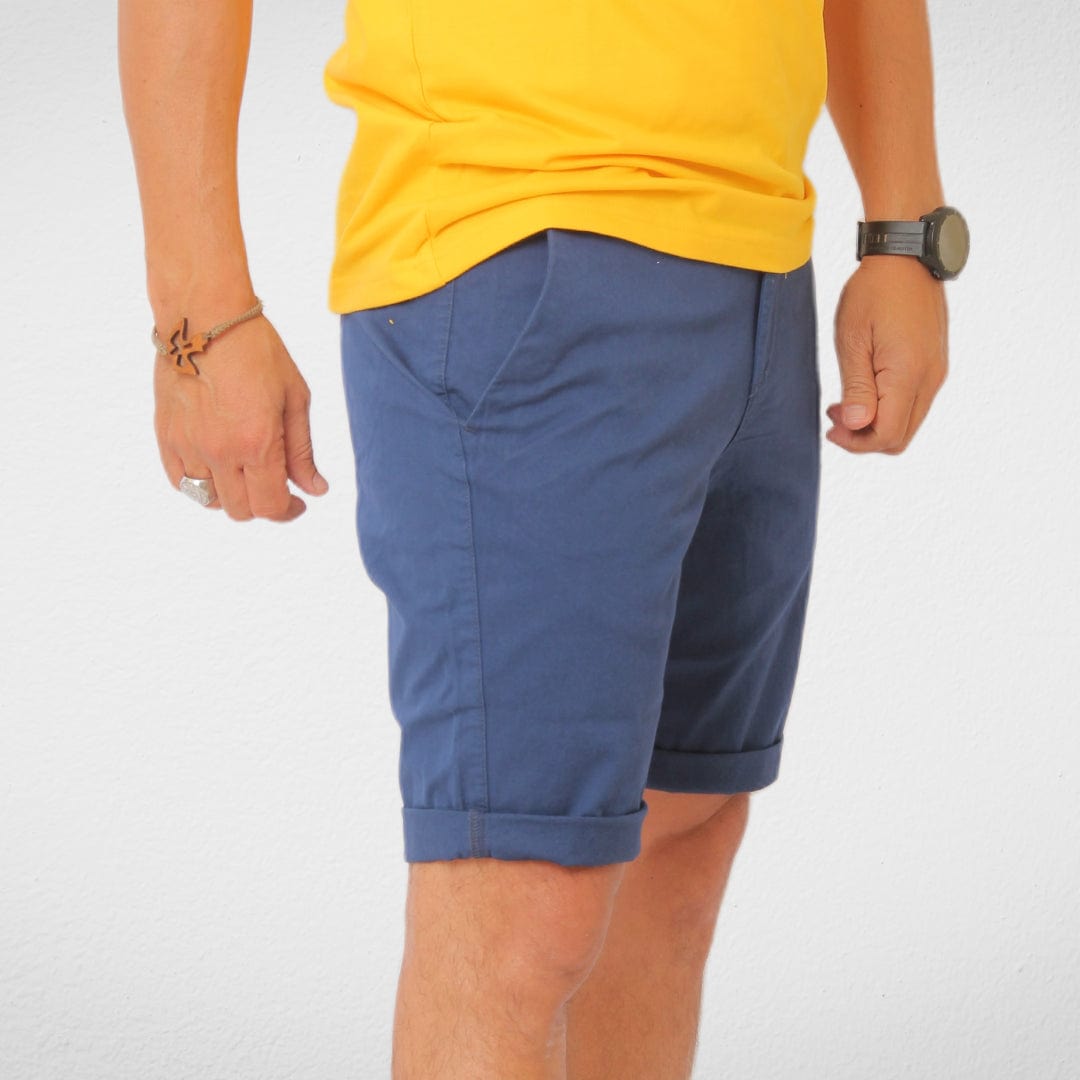 Men Summer 23 Summer Sale 23 Gabardine Short For Men - Dark Blue