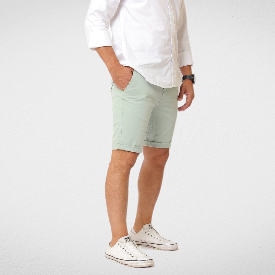 Men Summer 23 Summer Sale 23 Gabardine Short For Men - Mint