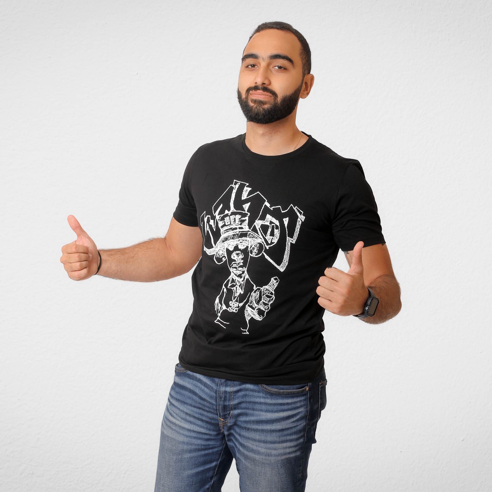Men Summer 23 Summer Sale 23 Men Tshirt - Black (pic off x on the back)