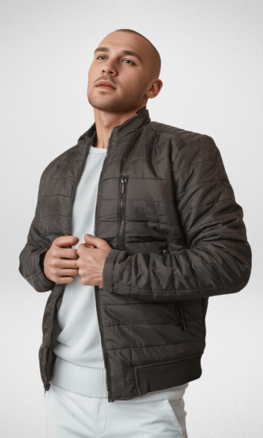 Men Winter 24 Men Pullover Benetton Jacket - Puffer (Black)