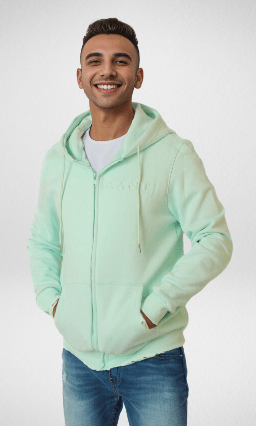 Men Winter 24 Men Pullover Hoodie Jacket For Men 2023 (Mint)