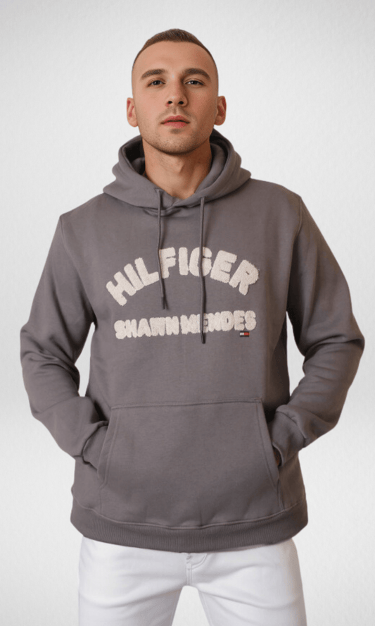 Men Winter 24 Men Pullover Men TH Shawn Mendes Hoodie - Dark grey