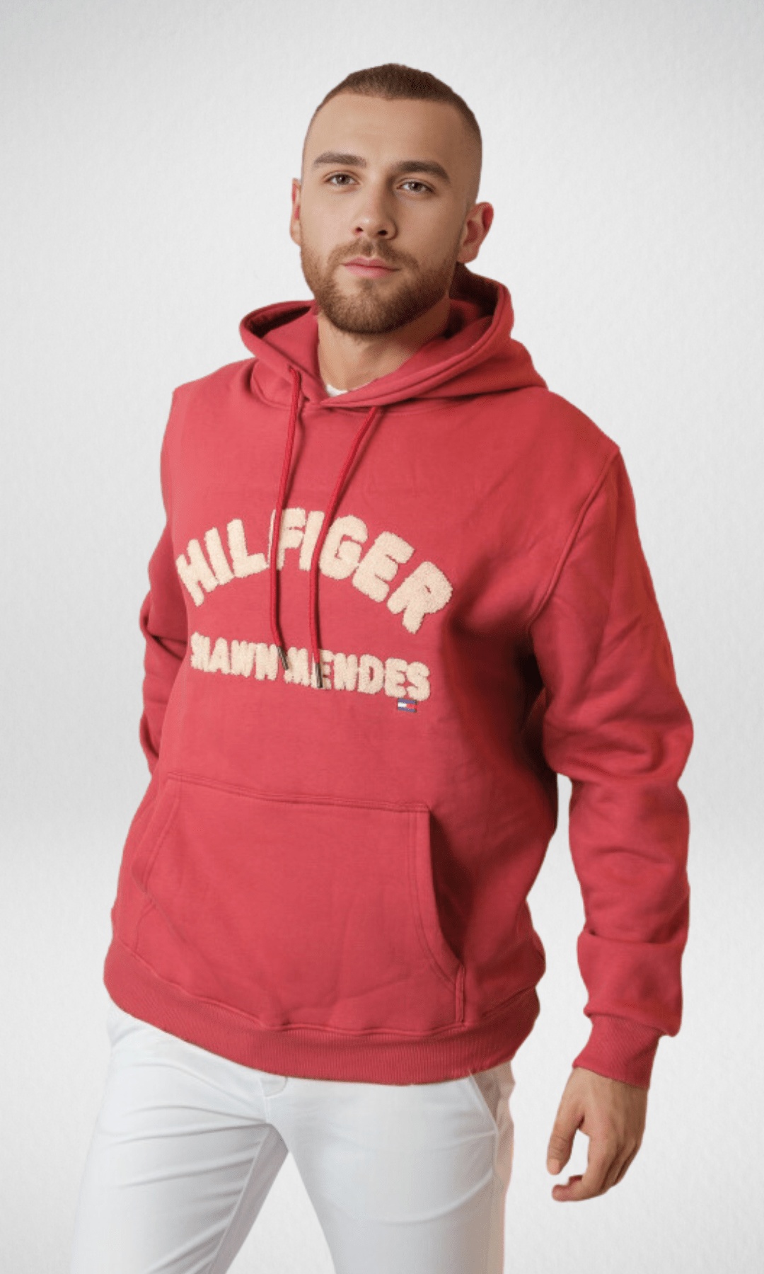 Men Winter 24 Men Pullover Men TH Shawn Mendes Hoodie - Fade Red