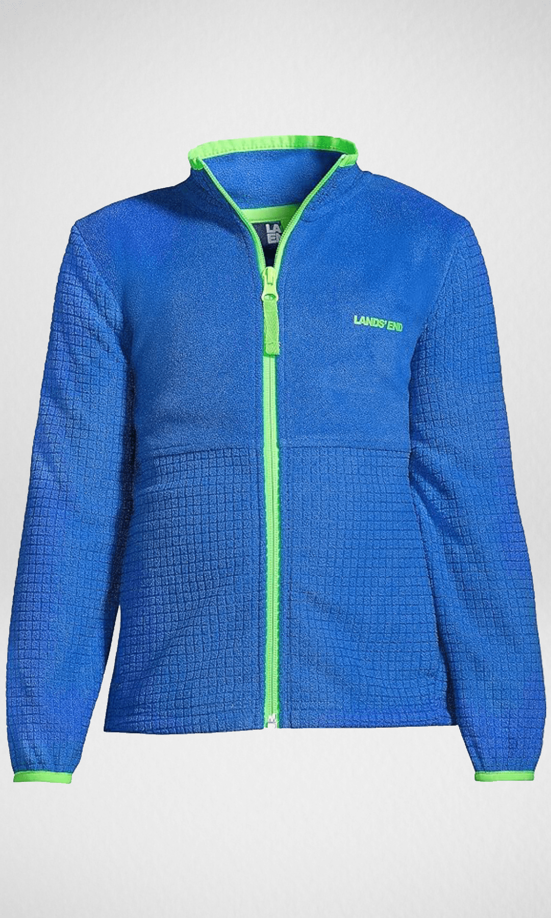 Men Winter 24 Men Pullover (ORIGINAL) Lands End Fleece jacket (MEN) classic cobalt