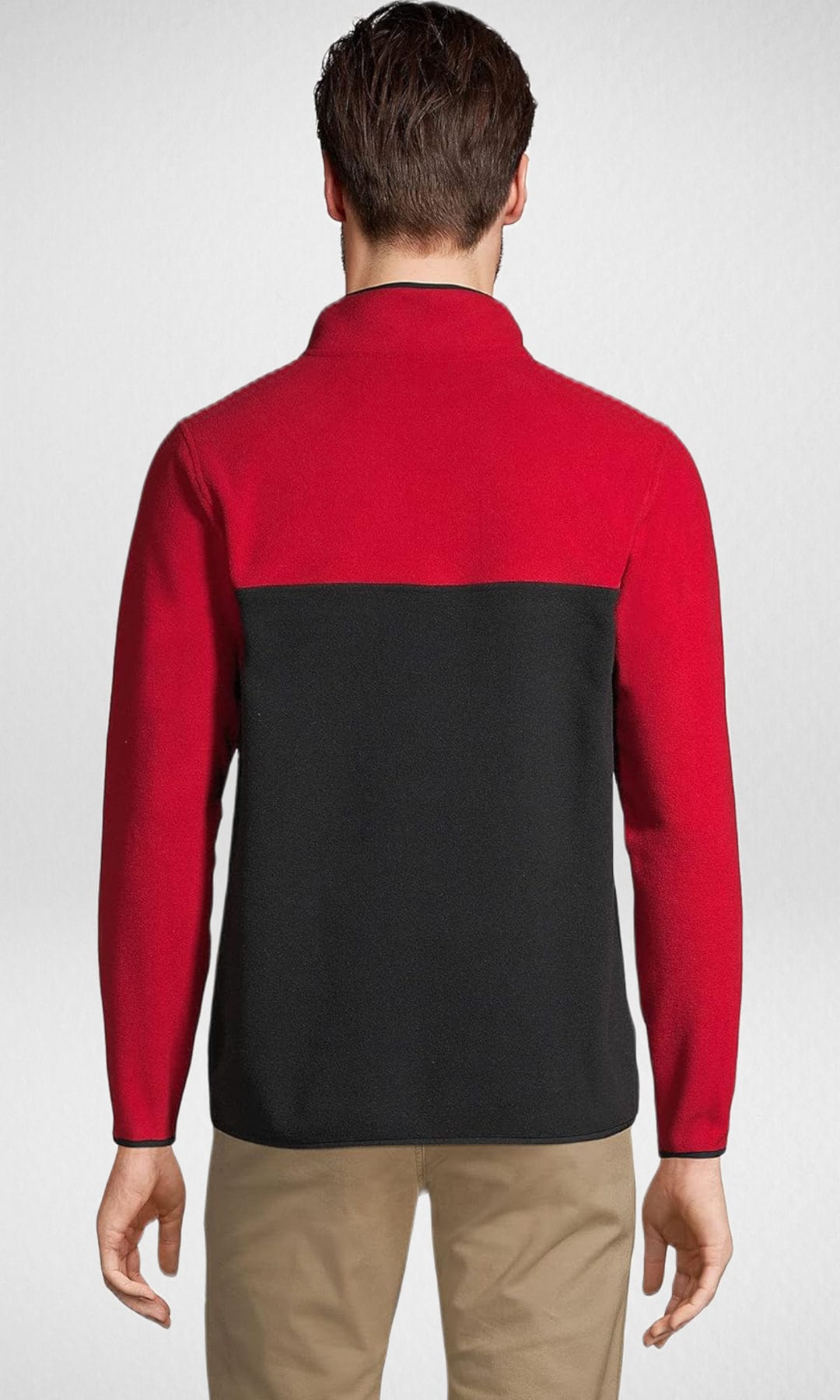 ORIGINAL Lands End Fleece Pullover MEN BD