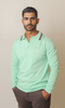 Men Winter 24 Men Pullover TH 2023 Polo Sweatshirt - Pistachio