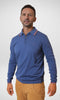 Men Winter 24 Men Pullover TH Sweatshirt Half Zipper - Blue