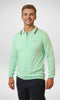 Men Winter 24 Men Pullover TH Sweatshirt Half Zipper - Pistachio