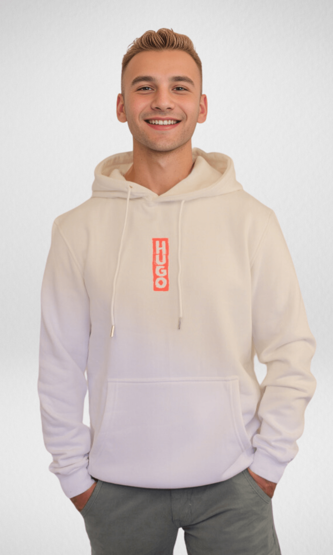 Men Winter 24 Summer Sale 23 Men Hoodie Sweatshirt - White