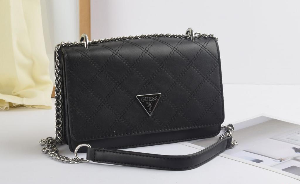 Outlet W&B Bags Black Women Hard Capitone Bag