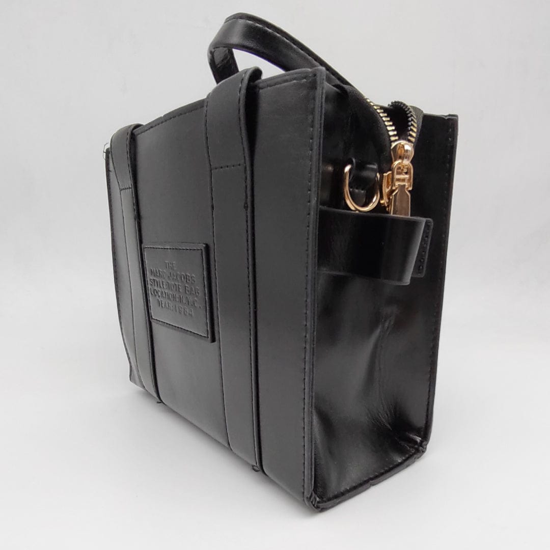 Outlet W&B Bags MJ New Big Bags - Black Metallic