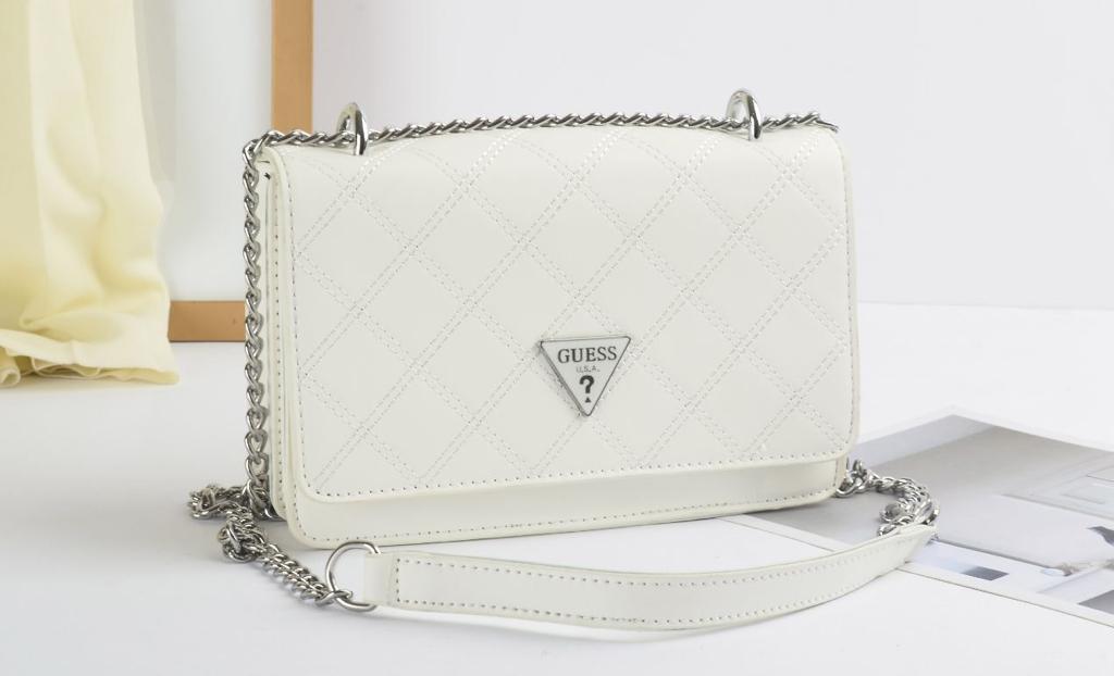 Outlet W&B Bags White Women Hard Capitone Bag