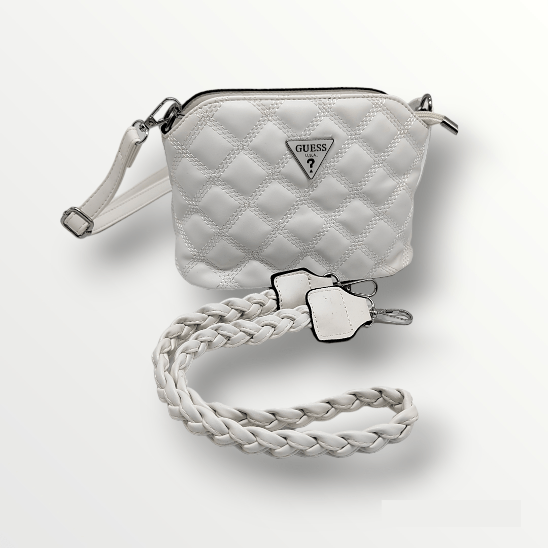 Outlet W&B Bags Women Bag - Capitone- White
