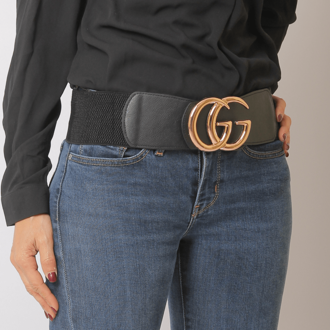 Outlet W&B Bags Women Belts - Black(1)- Golden