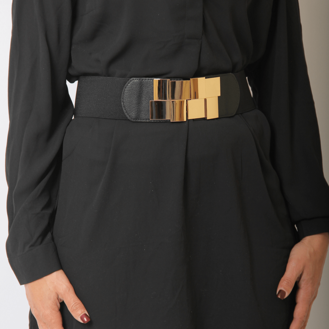 Outlet W&B Bags Women Belts - Black(4)- Golden